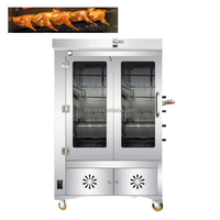 Rôtissoire de poulet à charbon de bois commerciale/Machine à barbecue en acier inoxydable