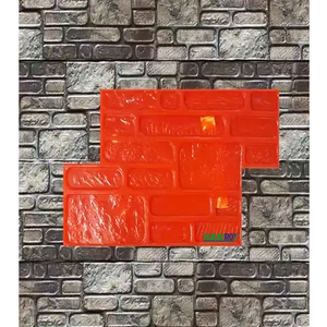 Kit d'outils de timbre de béton de moules de gaufrage de mur d'unité centrale pour l'<span class=keywords><strong>art</strong></span> de plancher/mur/route de bricolage - Product Image 5