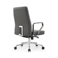 Chaise de bureau de direction de luxe à dossier haut, ergonomique, pivotante et réglable, pour mobilier de bureau