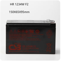 CSB HR1234W F2 12V 34W/Cell/1.67V/15Menit Baterai untuk Catu Daya Tak Terputus Aksesori Standar Bahan PC untuk Pengisian Daya