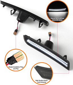 4 pezzi pennarello laterale a LED bianco per luci Chevy Camaro 2016- , Cadillac CTS/ATS - Product Image 4