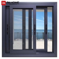 Fenêtres et portes coulissantes insonorisées en aluminium profilé PA House Push Pull
