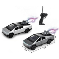 Camioneta RC a Escala 1:14 EPT, Auto a Control Remoto de 5 Canales con Luces LED y Spray de Niebla, Vehículo Todoterreno para Niños