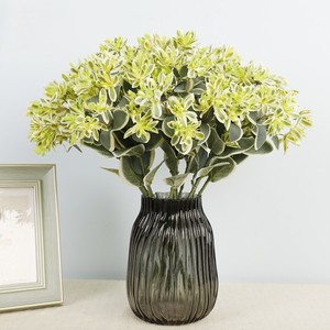 Décoration de jardin et de maison en plastique, branche unique de neige de <span class=keywords><strong>montagne</strong></span> simulée, légère, durable, pour usage intérieur, verdure persistante - Product Image 1