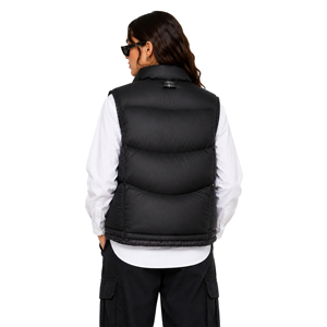 Nouvelle Collection 2026 – Gilet matelassé <span class=keywords><strong>noir</strong></span> <span class=keywords><strong>sans</strong></span> manches pour femme, isolé en duvet, avec fermeture boutonnée, idéal pour la superposition - Product Image 3