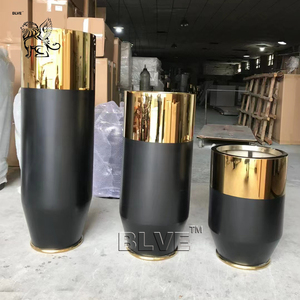 BLVE personalizado estilo moderno Hotel hogar Decoración pública macetas jarrón de acero inoxidable <span class=keywords><strong>colores</strong></span> <span class=keywords><strong>maceta</strong></span> de Metal - Product Image 4