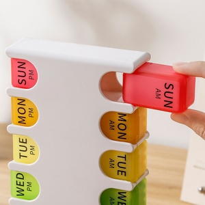 Organizador de Pastillas Semanal Promocional con Compartimento Grande, Apto para Artritis, Estuche de Viaje para 7 Días, para el Hogar - Product Image 2