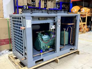 Para caja semicerrada 8P/10P/12p/15p Temperatura media y baja Almacenamiento en frío Host Congelador Unidad de refrigeración 5ton R404a - Product Image 3