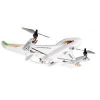 Радиоуправляемый самолет WLtoys X450 3D 6CH с бесщеточным двигателем, из EPO, для трюков, 2.4G, планер с фиксированным крылом и LED-подсветкой