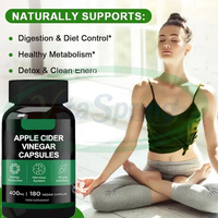 VitaSpring Vinaigre de cidre de pomme biologique Halal Keto ACV Brûler les graisses Produits amincissants Vinaigre de cidre de pomme Ventre plat Capsules