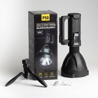 Linterna de Pesca LED Súper Brillante Recargable, Impermeable IP65, 100000 Lúmenes, Largo Alcance 1000M, Linterna de Búsqueda para Uso en Exteriores