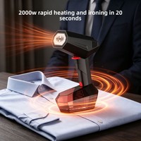 Fer à vapeur portable JF haute puissance 2500W avec fonction d'aspiration, anti-rides, réservoir d'eau 340ml, garantie 3 mois