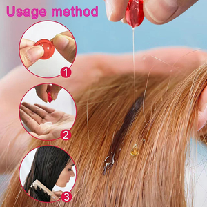 Fabrieksgroothandel 40 Haarserumcapsules Voeden Glad Glanzend Haar Reparatie Beschadigde Haarherstellende Vitamine 2-In-1 Formule - Product Image 4