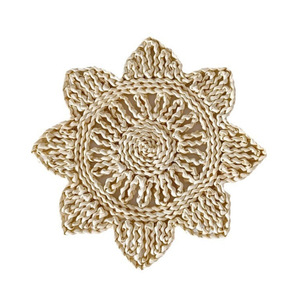 Estera <span class=keywords><strong>de</strong></span> bambú <span class=keywords><strong>de</strong></span> estilo japonés hecha a mano, estera <span class=keywords><strong>de</strong></span> paja tejida en forma <span class=keywords><strong>de</strong></span> flor, cáscara <span class=keywords><strong>de</strong></span> maíz, estera <span class=keywords><strong>de</strong></span> té resistente al calor, estera <span class=keywords><strong>de</strong></span> mesa, decoración del hogar - Product Image 5