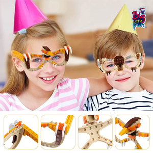 บล็อกก่อสร้างเพื่อการศึกษาสำหรับเด็ก<span class=keywords><strong>5</strong></span>รูปแบบหุ่นยนต์ไดโนเสาร์ของเล่นประกอบของขวัญสำหรับ<span class=keywords><strong>5</strong></span>ถึง7ปี - Product Image 3