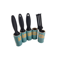Benutzer definiertes Logo Paket Design Handbuch Staub Haar Kleidung Reinigung 10cm 30 60 Blatt Sticky Tear Papier Nachfüllung Fussel Roller Set
