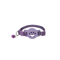 Collier réfléchissant pour chat avec clochette compatible Apple AirTag – Fournisseur OEM/ODM en stock, accessoires pour animaux personnalisables