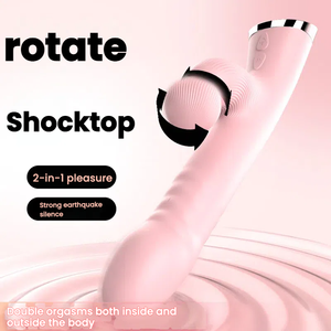 Cass Woman's Dual-Vibrator Bunny Dildo Masturbator met 10 frequenties & 5 snelheden voor <span class=keywords><strong>vagina</strong></span>, anaal, oraal en borst seks. - Product Image 3