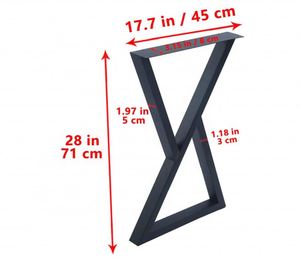 WEKIS Dining <b>Table</b> <b>Legs</b> Heavy Duty Indoor Desk <b>Legs</b> Bench Base Coffee <b>Table</b> <b>Legs</b> - Product Image 6