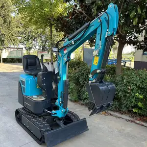 2023 thiết kế mới 1ton 1.2 tấn mini bánh máy xúc thủy lực mini máy xúc để bán