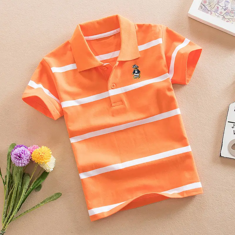 Summer Baby Boy Printed Polo Shirt Casual Shorts Two-Piece Suit Baby boys suit for Boys Short-Sleeved Shorts Suit Kids Clothes