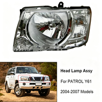 Une paire de phares pour Nissan Patrol Y61 2004-2007, phare avant de voiture