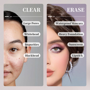 Baume Nettoyant <span class=keywords><strong>Visage</strong></span> Vegan Coréen Sans Grattoir, Rotatif, à l'Huile de Pépins de Vigne <span class=keywords><strong>et</strong></span> Niacinamide de Cerise, <span class=keywords><strong>Démaquillant</strong></span> - Product Image 6