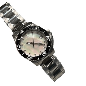 Reloj de Lujo Avanzado con Movimiento de Cuarzo de Precisión, Cristal de Zafiro, Tres Hileras de Cadena, Correa de Acero, Resistente al Agua, Longines - Product Image 4