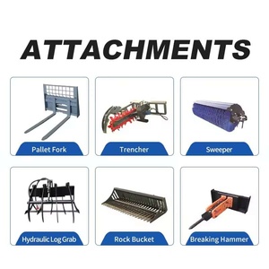 Envío Gratis: Minicargadora de 1000 kg con Accesorios para Zanjadora, Arado Rotatorio y Cortacésped - Product Image 3