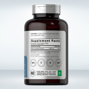 Oem/Odm/Obm Rokende Ooggezondheidssupplementen Vitamine <span class=keywords><strong>A</strong></span> Bèta-Caroteen Capsules Voor Volwassenen - Product Image 4