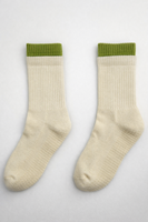 Chaussettes de Pilates antidérapantes en coton côtelé double couche avec logo personnalisé du fabricant