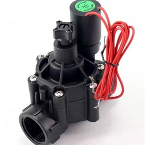 Válvula Solenoide Manual/Automática 24V CA Normalmente Cerrada de Plástico para Jardín Exterior con Temporizador de Agua y Regulación de Flujo - Product Image 2