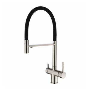 Jboyuan Kitchen Faucet 3-Way Purified Water Universal Rotating Hot Cold Stainless Steel Sink Tap - Product Image 5