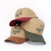 Gorra de Béisbol de 5 Paneles de Algodón, con Logotipo Personalizado Bordado, Visera de Pana, Dos Tonos, para Hombres y Mujeres, Gorras Deportivas de Golf, Venta al Por Mayor de Fábrica China