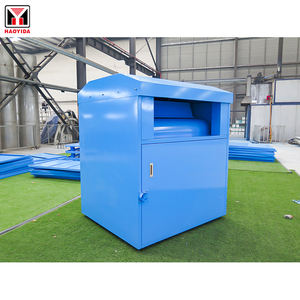 USA Street Steel Clothes Recycling Bin Manufacturer Low Price Outdoor <strong>Donation</strong> Bin Storage <strong>Bucket</strong> - Product Image 1