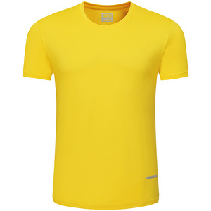 Camiseta Deportiva Personalizada de Secado Rápido para Hombre, Tejida, Ajustada, de Manga Corta para Correr y Entrenar - Product Image 1