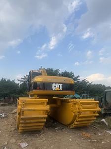 Excavatrice amphibie d'occasion CAT 320CL pour dragage de sable de rivière, ponton CAT 320, excavatrice flottante CAT 320C 320CL 320D 320D2 - Product Image 4