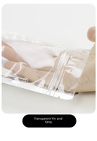 Sachets refermables en aluminium avec fenêtre transparente, pochettes d'emballage alimentaire pour noix, fruits secs et snacks