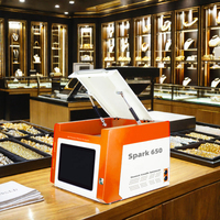 Analyseur d'or XRF haute précision 50 kV, spectrophotomètre à fluorescence, spectromètre à rayons X, mesure de la pureté de l'or 24 carats