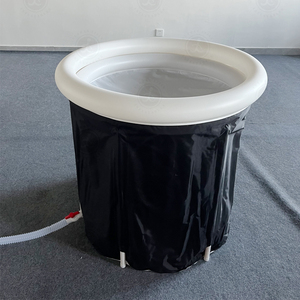 Baignoire de trempage à froid <span class=keywords><strong>gonflable</strong></span> intégrale de luxe <span class=keywords><strong>pour</strong></span> usage domestique, noire, portable, <span class=keywords><strong>pour</strong></span> propriétaires haut de gamme - Product Image 5