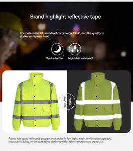 HBC Hi Visibility OEM ODM <span class=keywords><strong>Gilet</strong></span> de sécurité Construction Veste de travail réfléchissante T-shirt haute visibilité <span class=keywords><strong>Gilet</strong></span> fluorescent réfléchissant Sécurité - Product Image 4