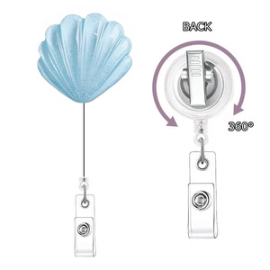 Nuevo Porta Identificaciones Retráctil con Hebilla, Diseño Colorido y Elegante, Fácil de Usar, <span class=keywords><strong>para</strong></span> <span class=keywords><strong>Estudiantes</strong></span>, Personal Médico y de Enfermería, Estilo Americano - Product Image 4
