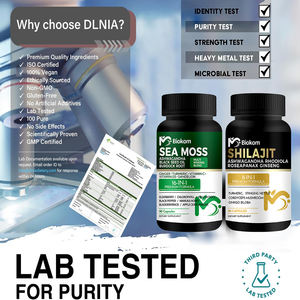 2 pak Biokom OEM harga grosir semua dalam 1 suplemen Shilajit singa laut lumut kapsul laut lumut kapsul Shilajit - Product Image 5