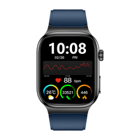 Montre connectée TK18 avec surveillance ECG, suivi d'activité et examen physique, batterie 650 mAh, étanche IP68