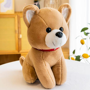 Peluche personnalisée Shiba <span class=keywords><strong>Inu</strong></span>, jouet en peluche Kawaii, chien <span class=keywords><strong>Akita</strong></span> en peluche avec collier - Product Image 3
