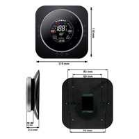 Thermostat wifi intelligent avec régulateur de température numérique 24V pour pompe à chaleur