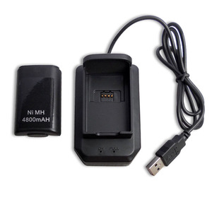 Microsoft cho <span class=keywords><strong>Xbox</strong></span> 360 điều khiển không dây sạc pin sạc Dock đen nhựa sạc đứng - Product Image 1