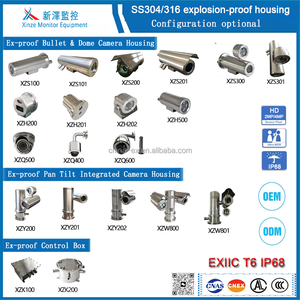 Caméra PTZ CCTV anti-explosion et anti-flamme avec zoom optique 32x, pour extérieur, avec essuie-glace autonettoyant, pour usage maritime - Product Image 6