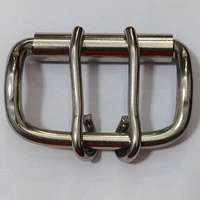 Boucle de ceinture en cuir à double aiguille pour haltérophilie, broche à deux pointes de remplacement en acier inoxydable 304, 65 mm, toutes saisons, fabriqué en Chine