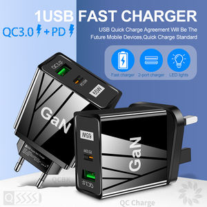 Cargador de pared PD 65W <span class=keywords><strong>GaN</strong></span> para MacBook QC 3,0 PD3.0 Tipo C Cargador rápido USB para iPhone 13 12 Pro - Product Image 4